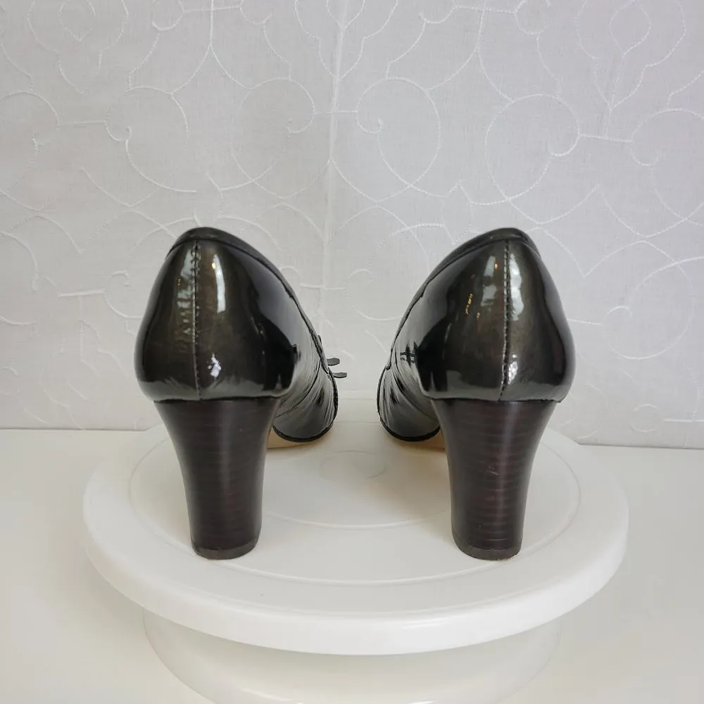 Isola Womens Heels 8 Brown Tassel Front Closed Round Toe Slip-On Shoes Pumps - Image 7