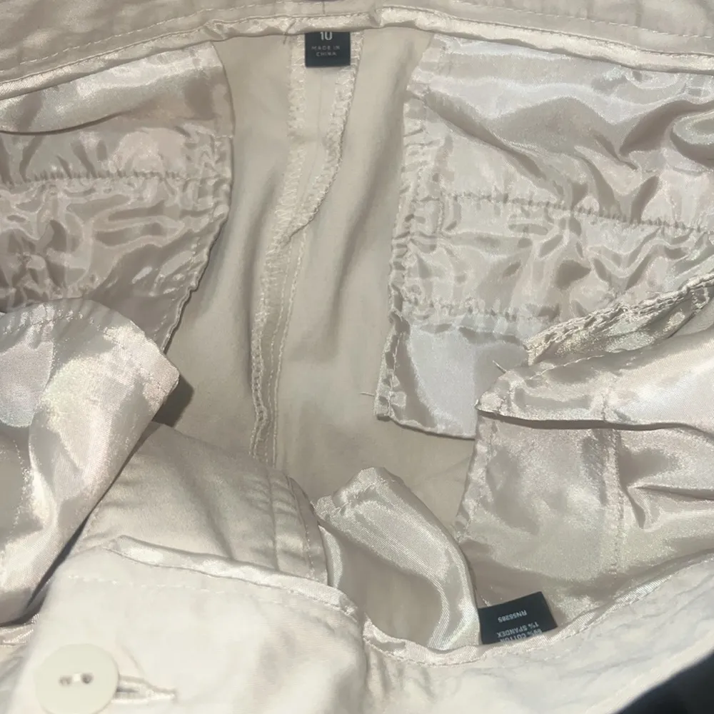 Express Editor Flare Trouser Pants Size 10 Tan - Image 10