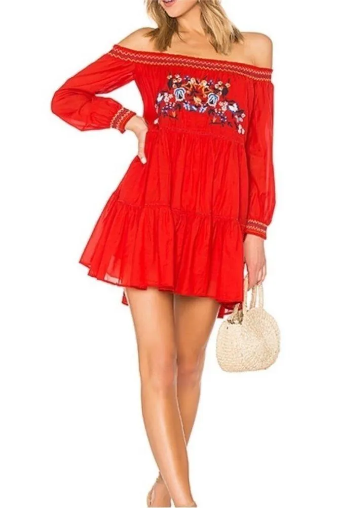 Free People Sunbeams Dress medium - Image 3