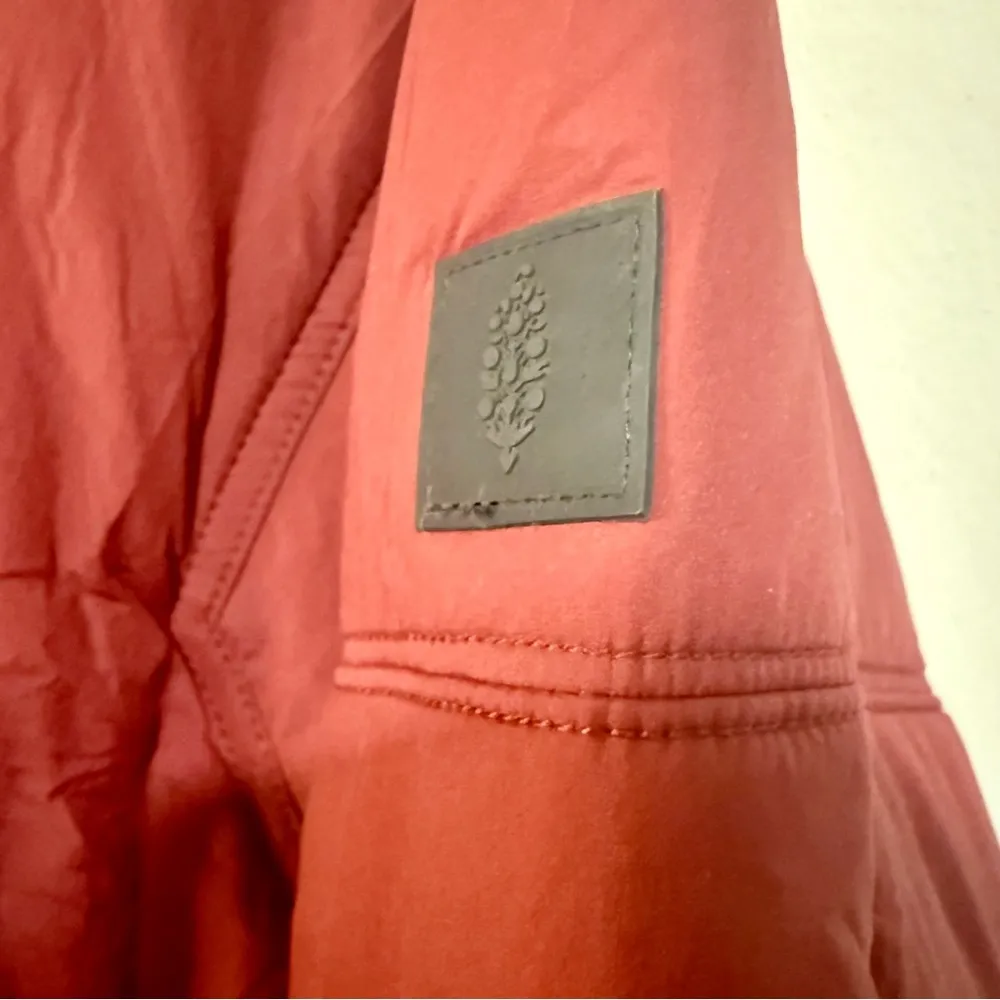 Free People Movement Oxblood Red Midnight Moon Solid Oversized Bomber Size XS - Image 7