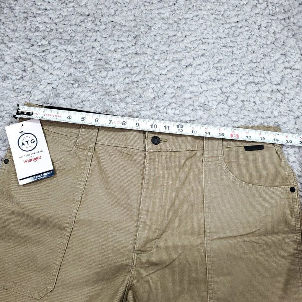 Wrangler All Terrain Gear ATG Corduroy Hike Shorts Mid Rise Regular Fit Size 18 - Image 8