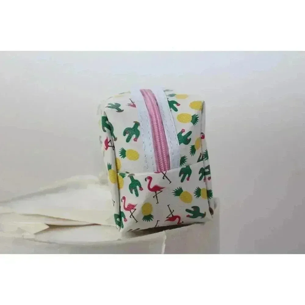 ladies girly make up bag with handle - Image 4