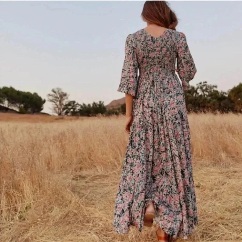 The Basil Dress Aquarelle Size XS/S - Image 2