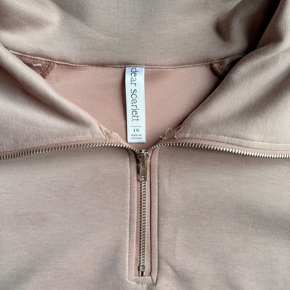 Scarlett Taupe Sweatshirt Tan Size 1X - Image 5
