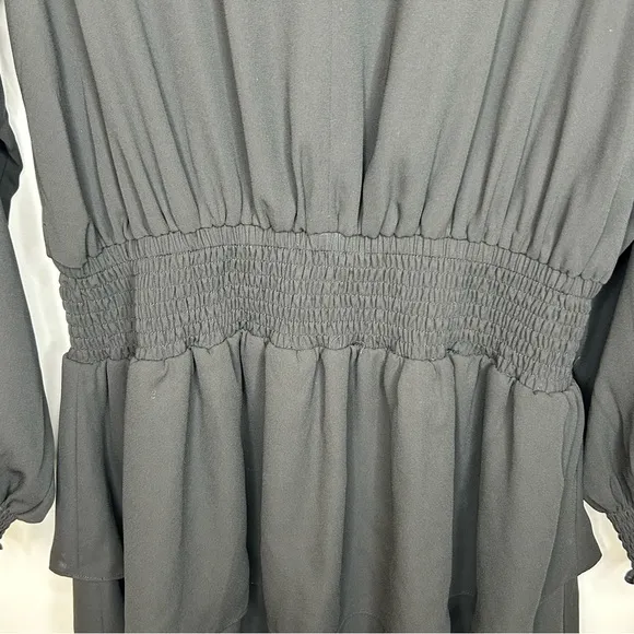 Central Park West Peyton Crepe Dress in‎ Black Size M NWT - Image 6