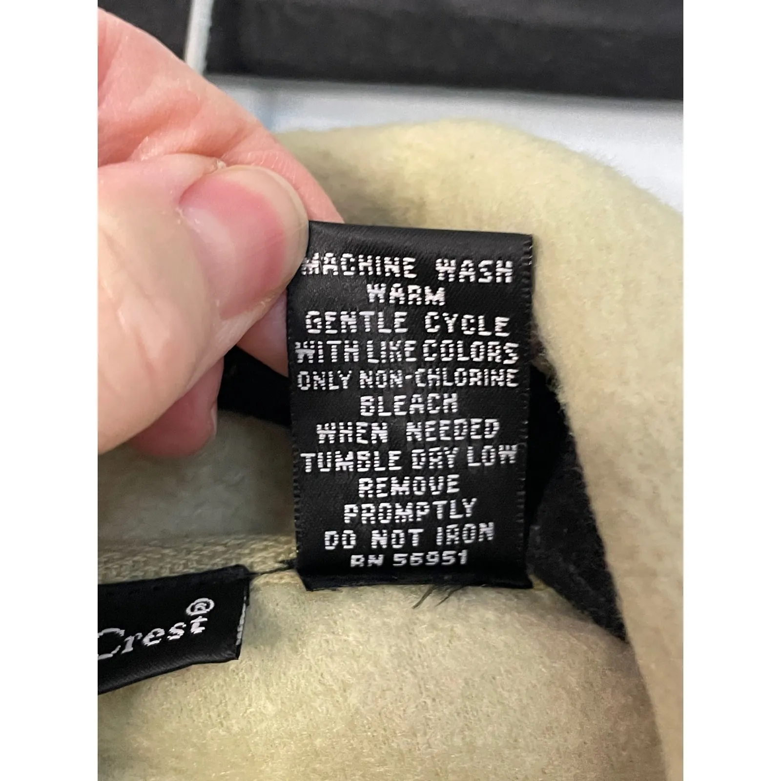 NWT North Crest Women XL Fleece Zip Up Jacket Holly Berry Embroidered Green - Image 4