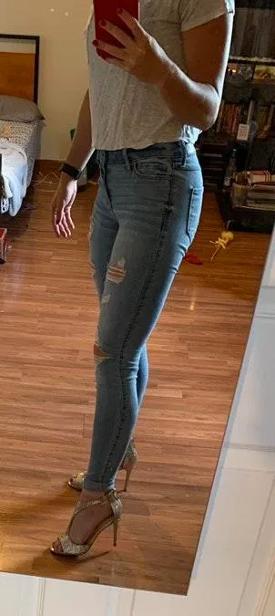  David's Bridal Glitter Heels - Image 4