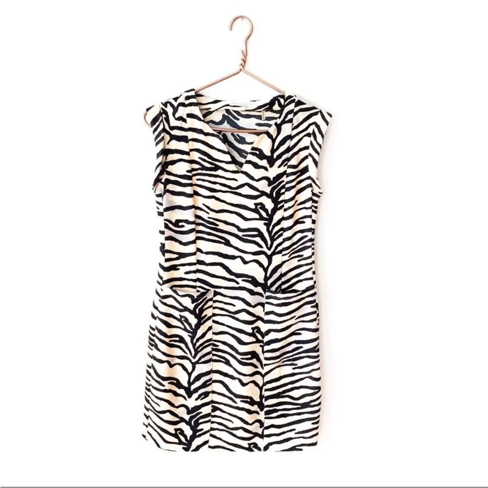 Rebecca Taylor | GORGEOUS Fall Tiger Animal Print Shift Dress 2 - Image 4