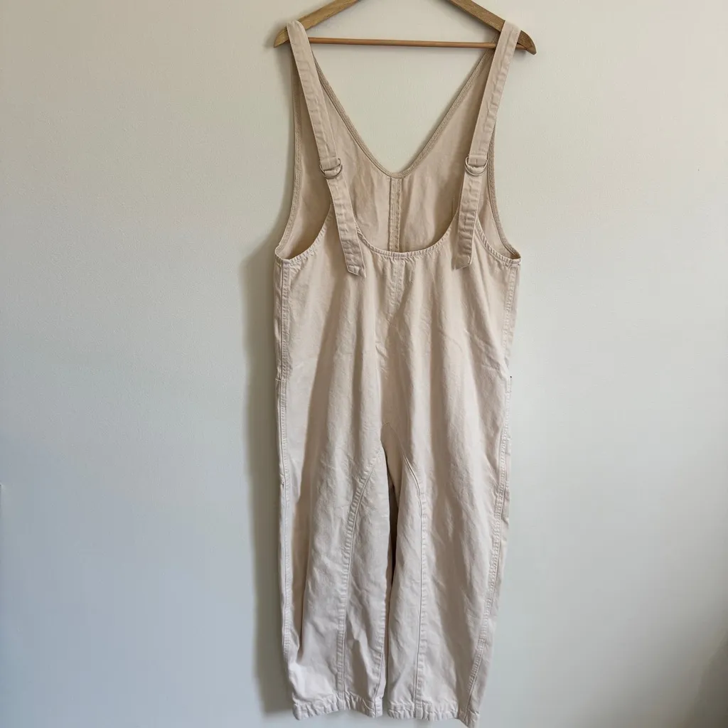 NEW Free People We The Free High Roller Jumpsuit Size Large Cream NWOT - Image 5