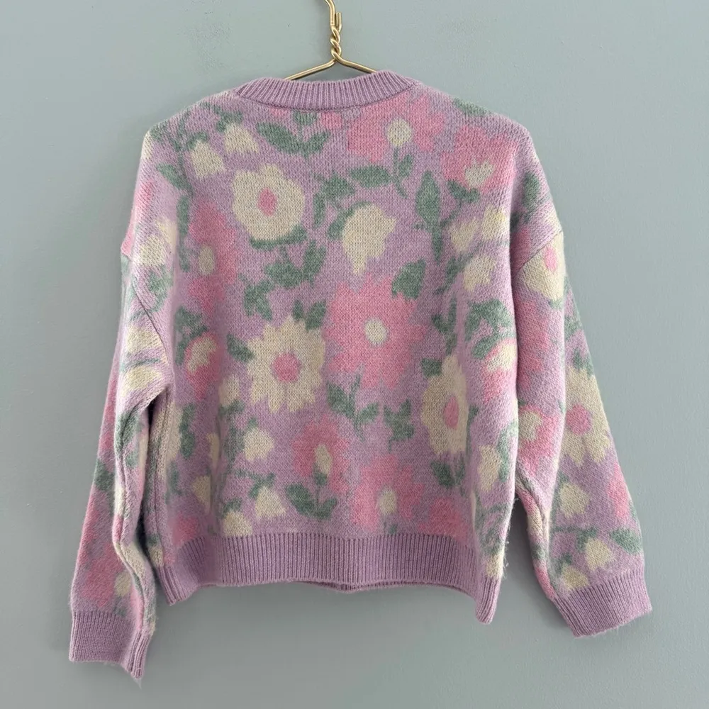 MANGO Flowers Knit Sweater - Image 9