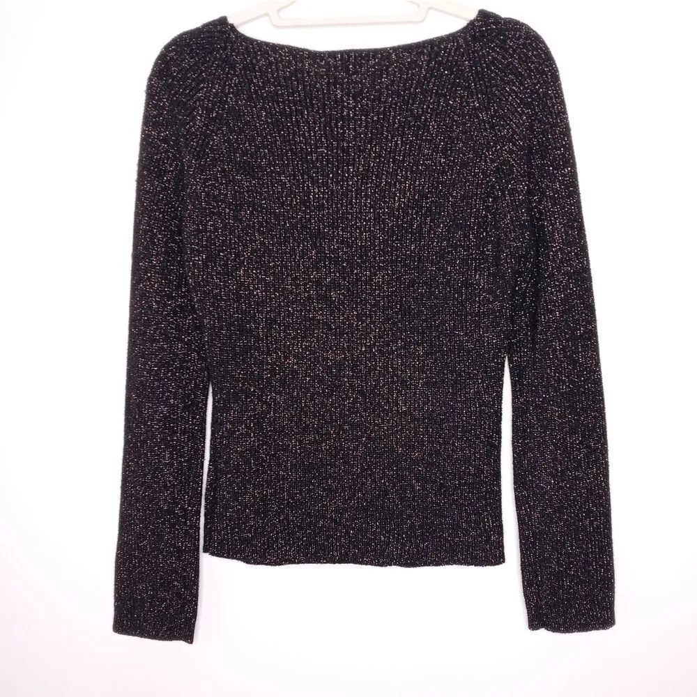 ASTR  wide neck shimmer sweater size XL - Image 8