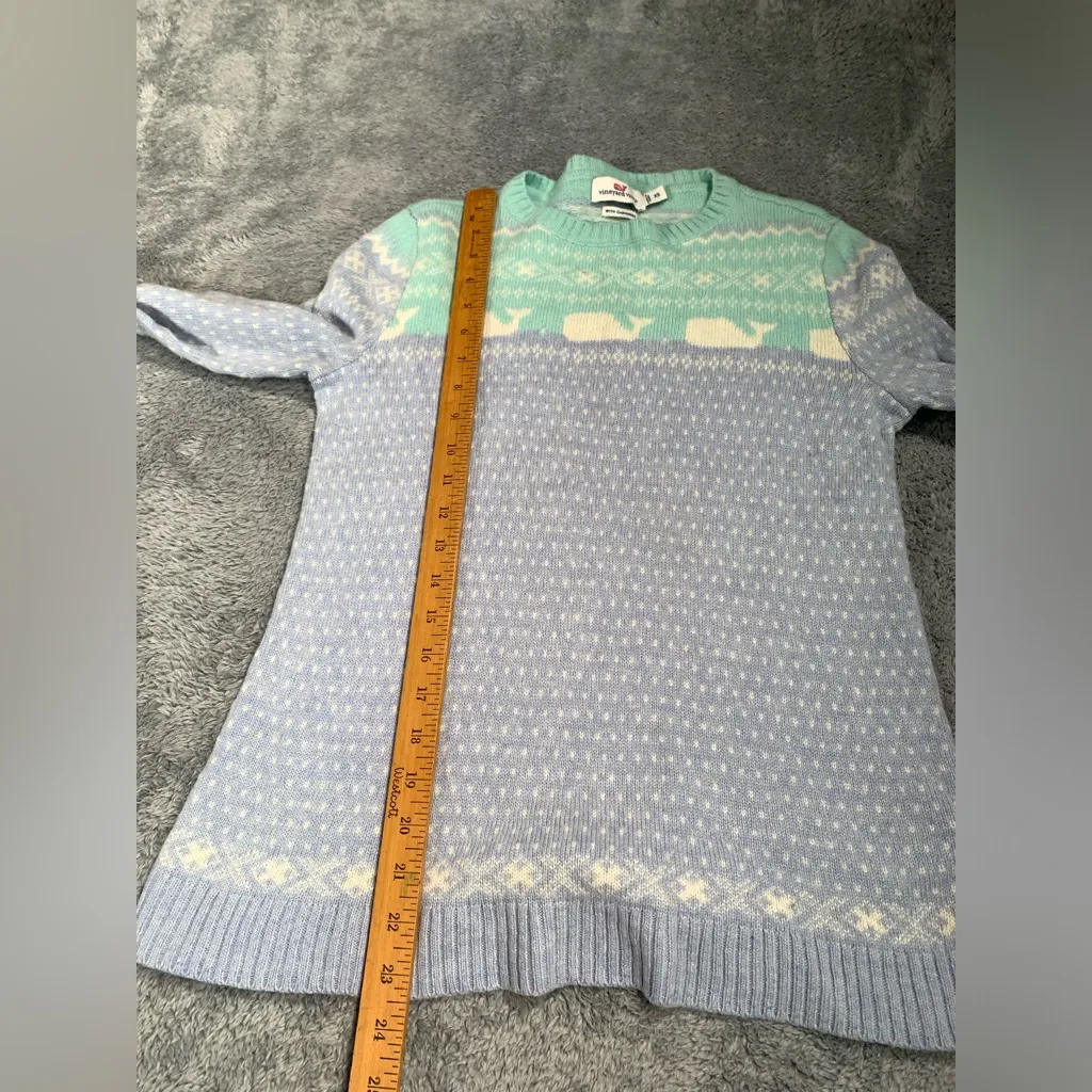Vineyard vines cashmere blend whale sweater XS - Image 9