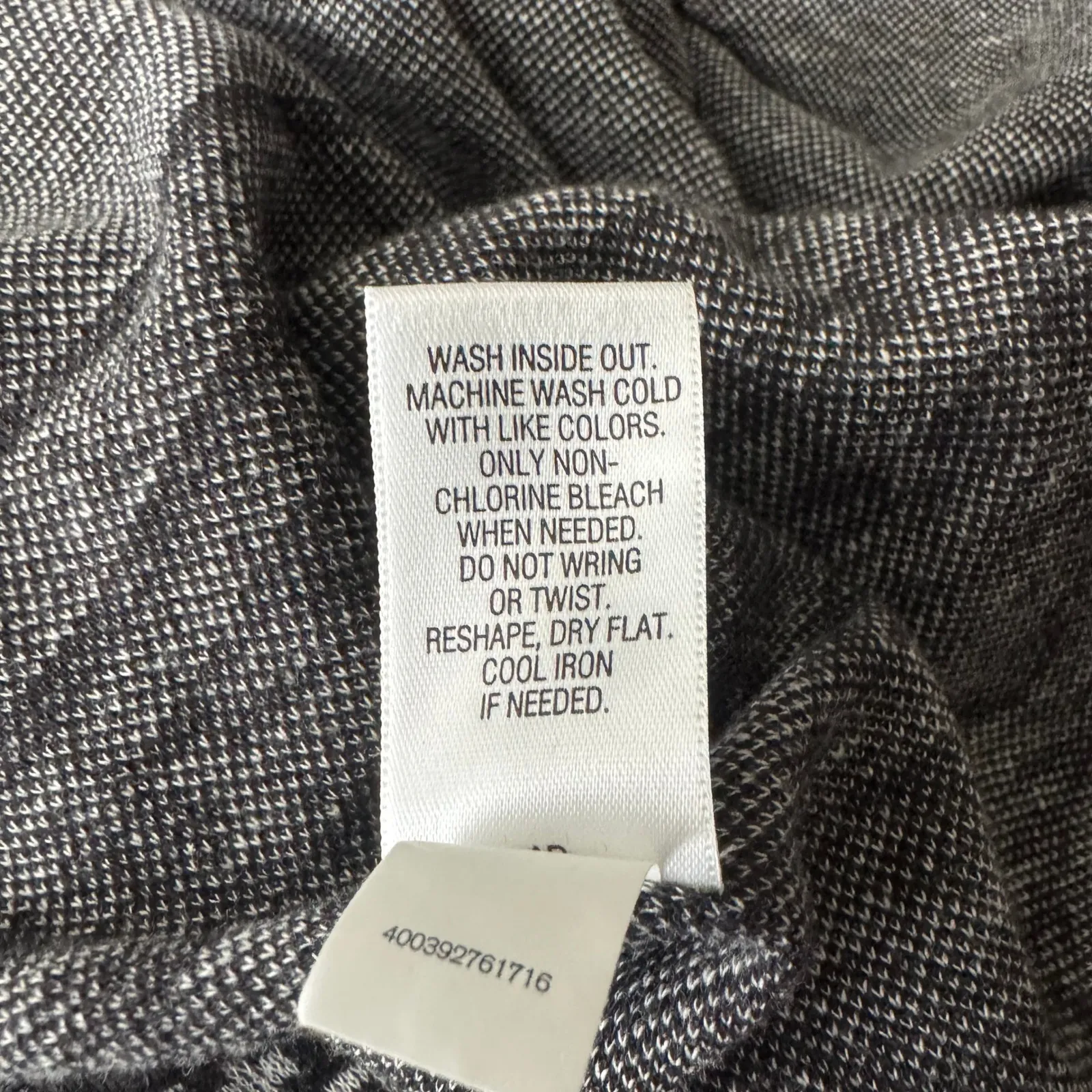 Dana Buchman Women's Black Houndstooth Trim Open Front Cardigan Sweater XXL NWT - Image 3