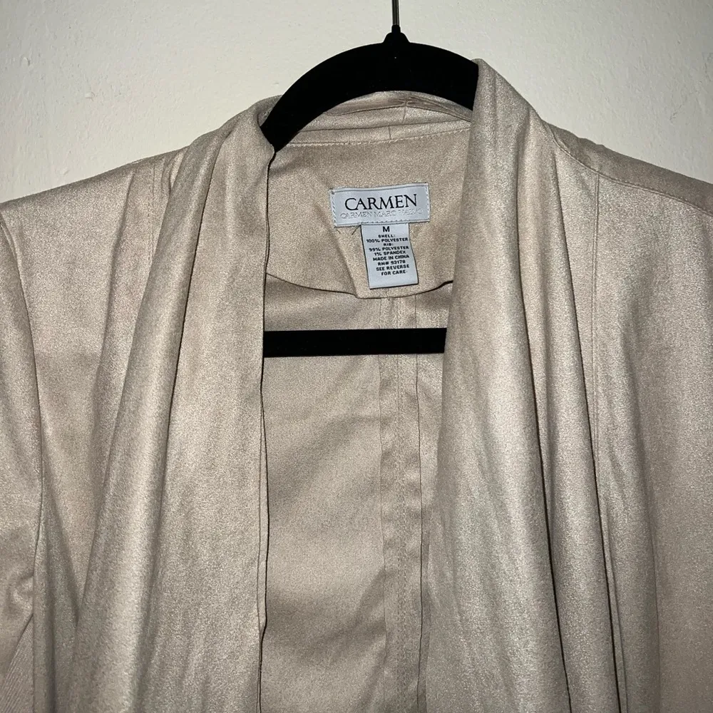 Suede Tan Jacket NWOT - Image 3