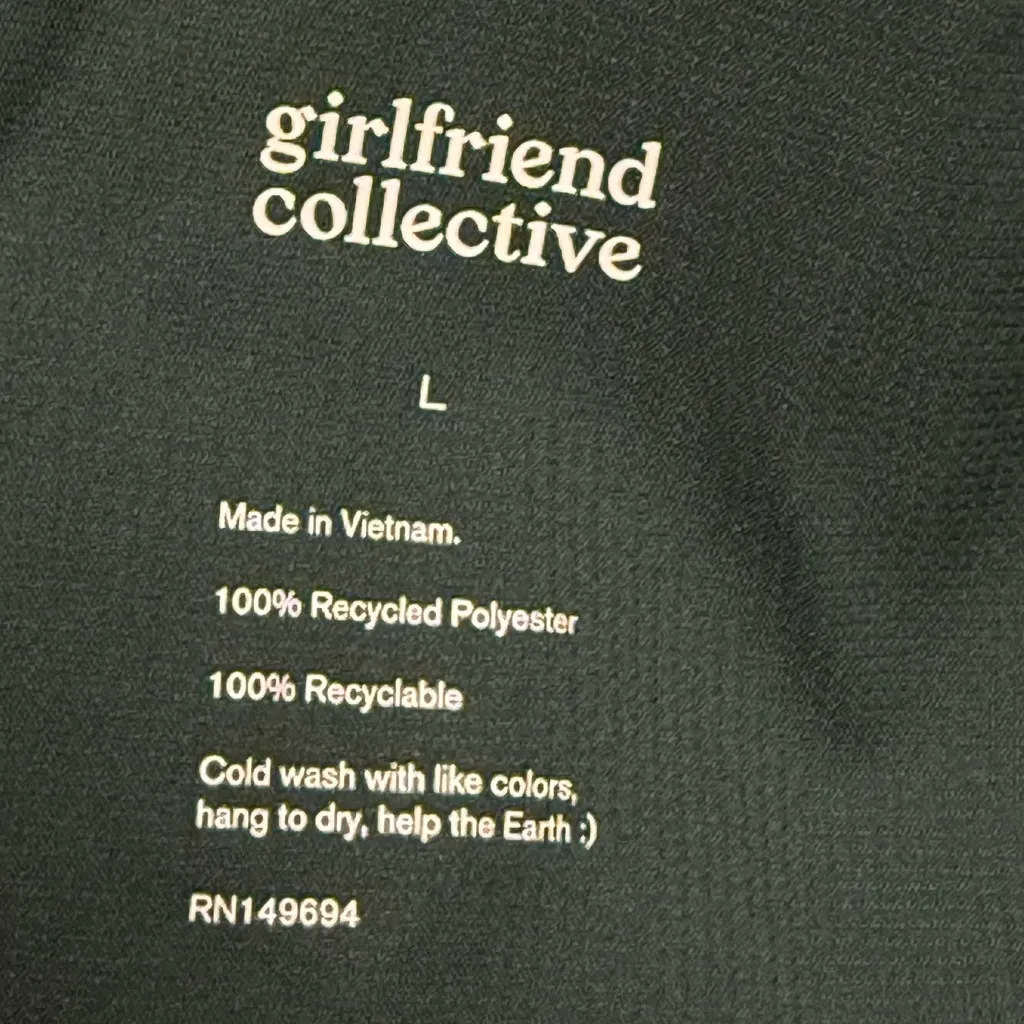 GIRLFRIEND COLLECTIVE Green Jogger Pants Size Large - Image 10