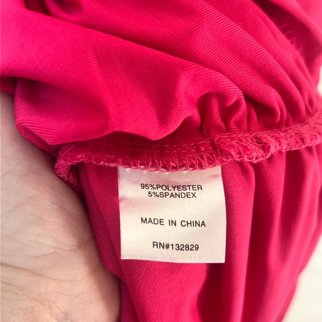 Superdown Jerica Mesh hot pink mini dress size S - Image 5