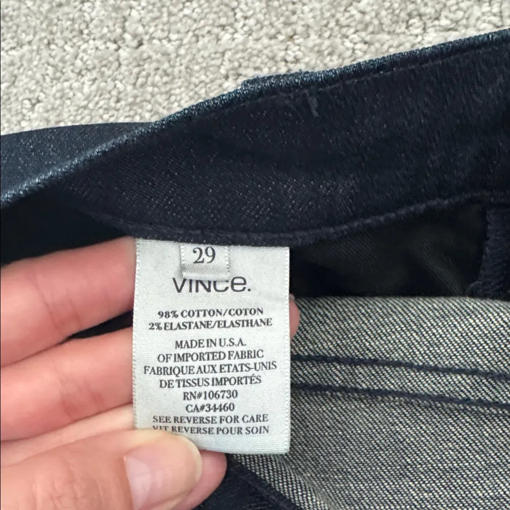 Vince. Fonda Wide Leg Trousers Denim Jeans Nella Wash - Image 11