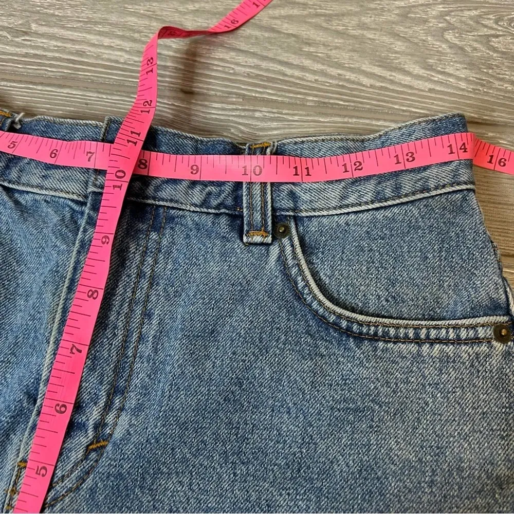 & other stories cut off high rise  jean shorts sz 27 - Image 2