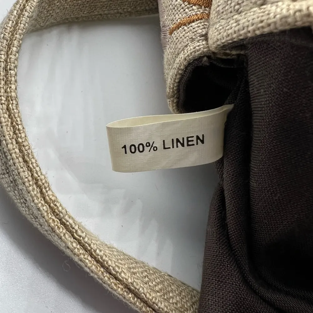 FRANKIE & JOHNNY embroidered floral tan and white shoulder bag - Image 10