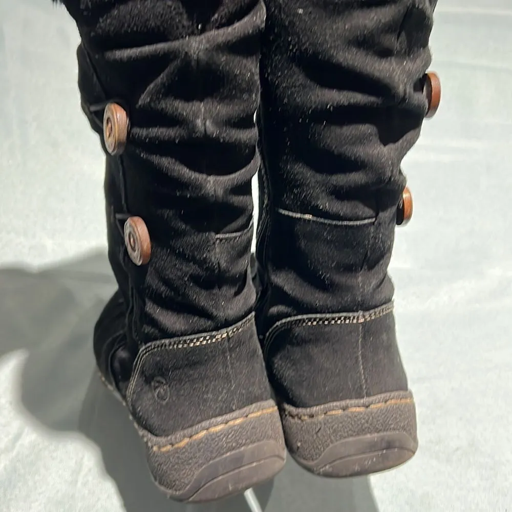 BARETRAPS ESHA Suede Tall Snow‎ Winter Boots Fully Lined Insulated Sz 8 B88 - Image 5