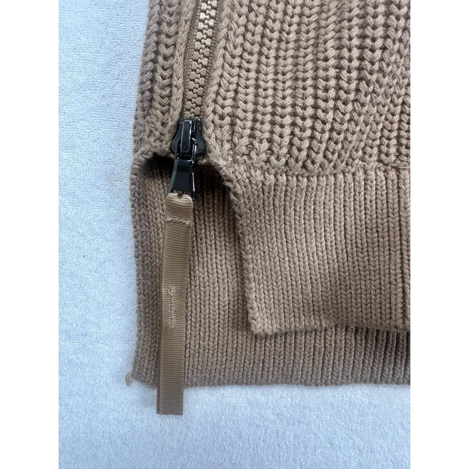 Varley Matteson Knit Pullover Sweater Brown Size Small M - Image 11