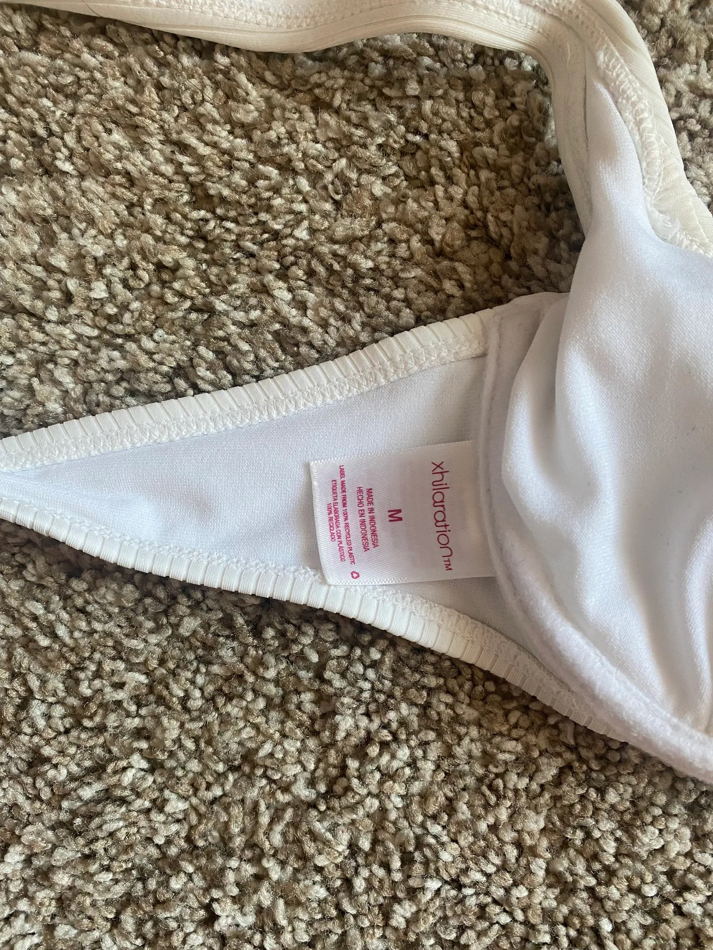 white bikini top Size M - Image 3