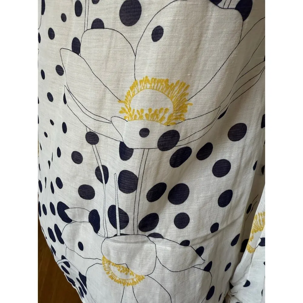 See By Chloe Linen Blend Long Sleeve Tunic Size 2 - Image 5