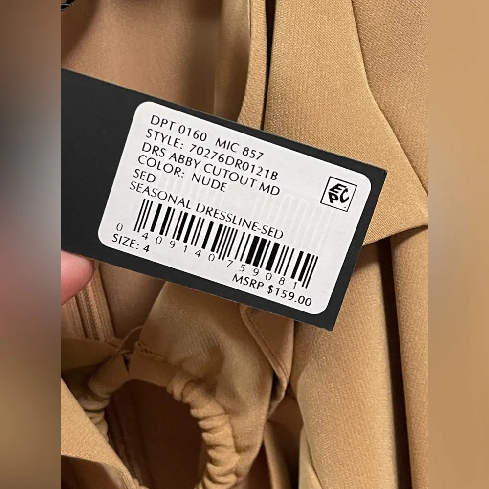 Gianni Bini Abby Sweetheart Neck Sleeveless Back Slit Cut Out Midi Dress Size 4 - Image 6