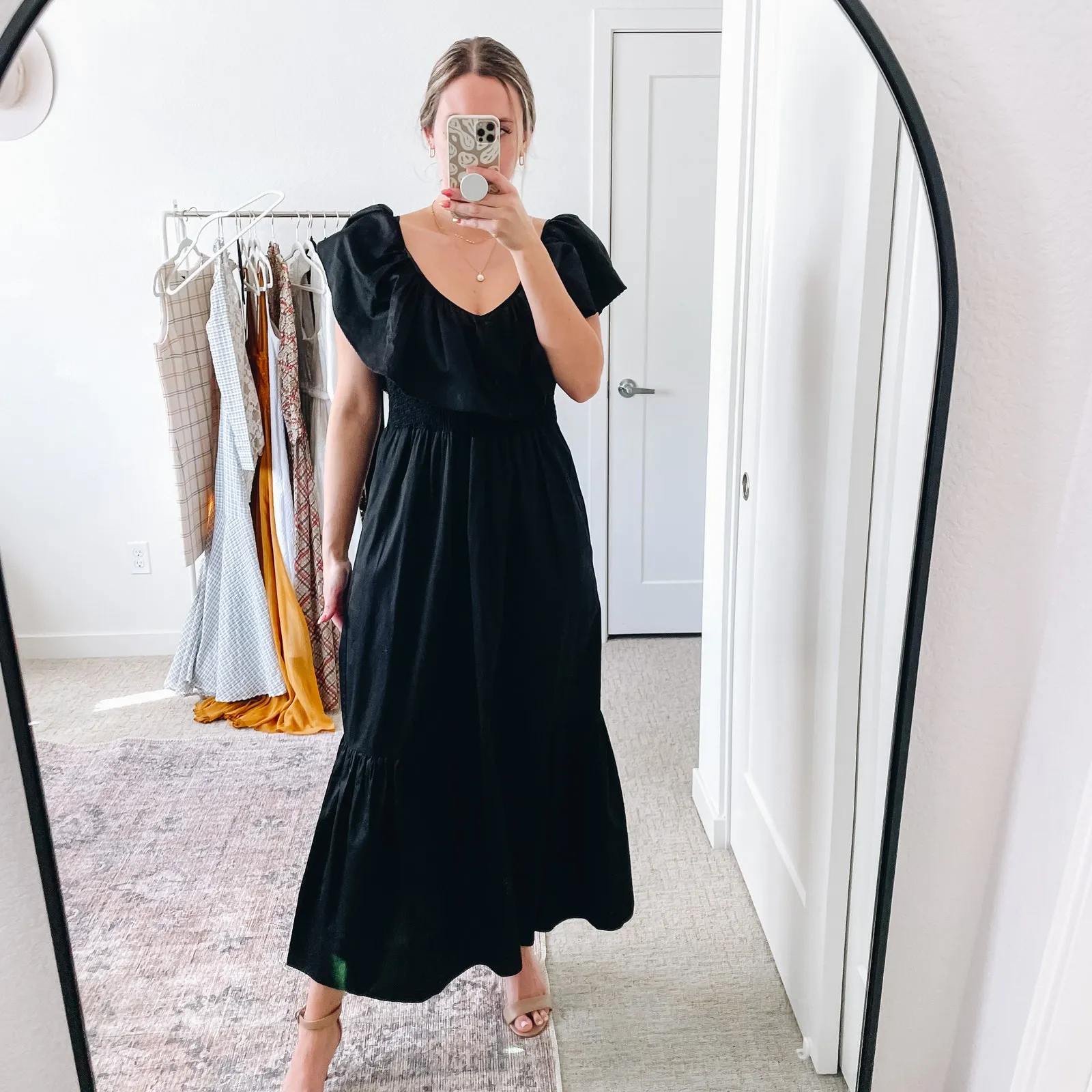 Maria Cher Black Dabir Maxi Dress Size M - Image 6