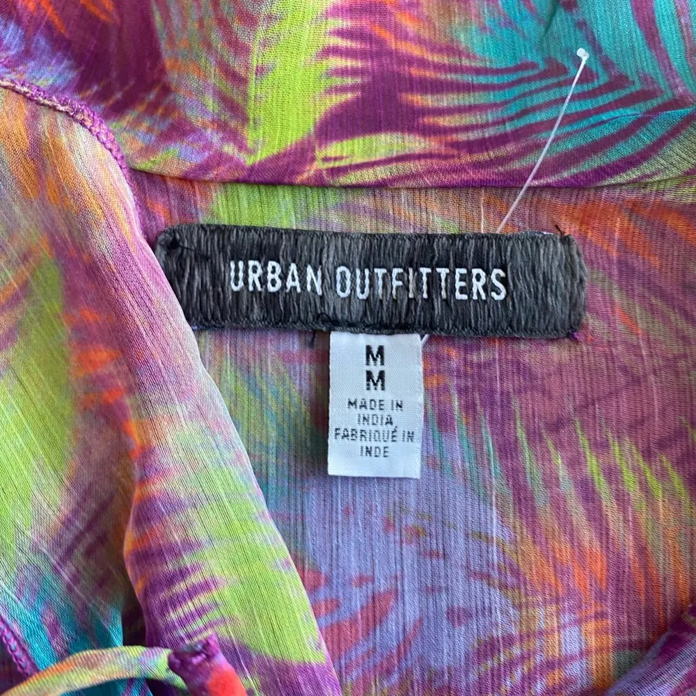 Urban Outfitters size med purple feather quirky abstract open front cardi - Image 4