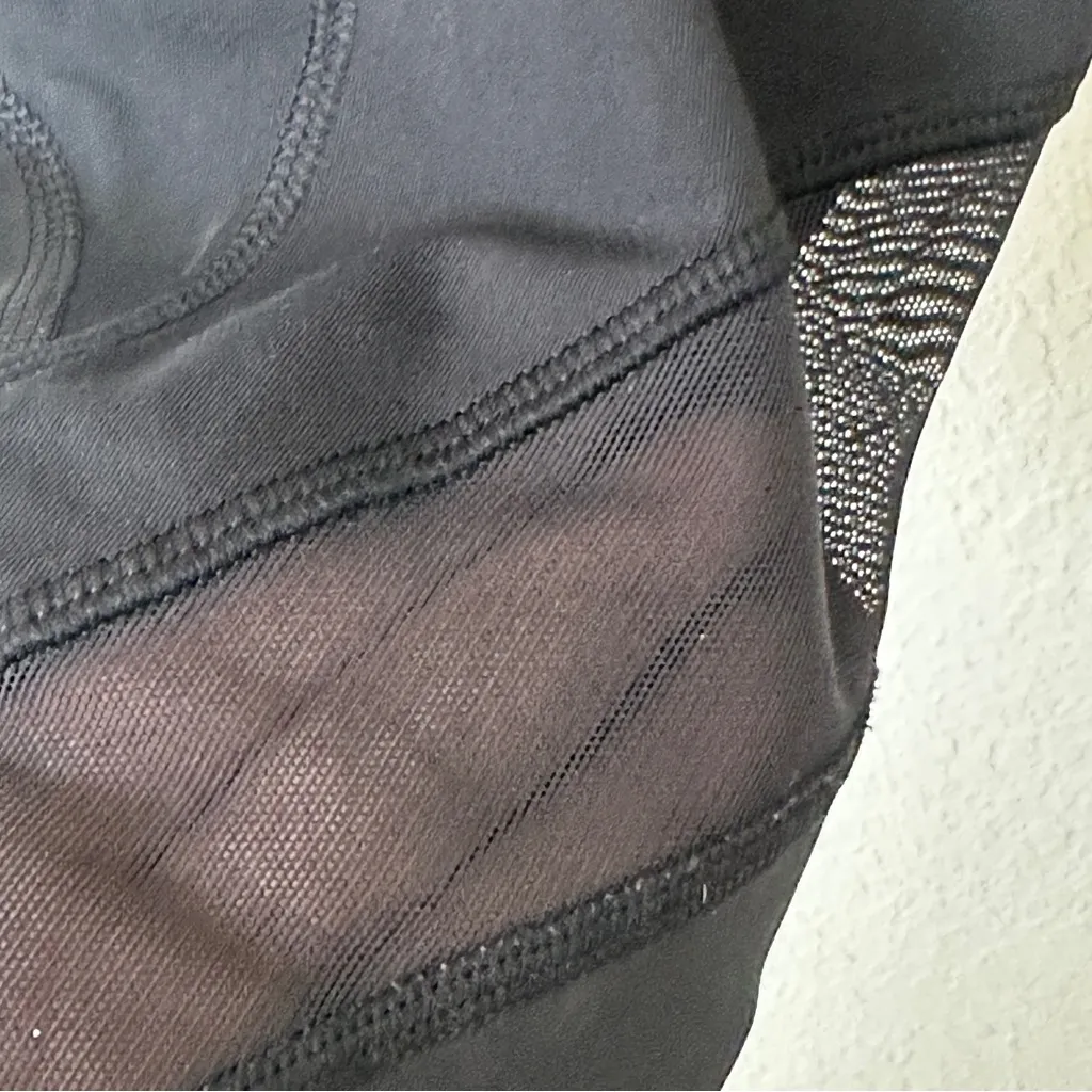 Lululemon Inspire Tight II Black Mesh Panel Leggings size 10 - Image 10