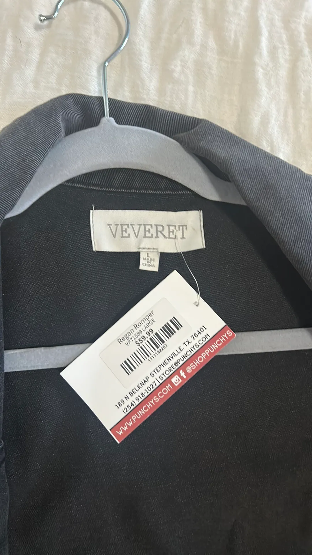 Romper Black Size L - Image 3