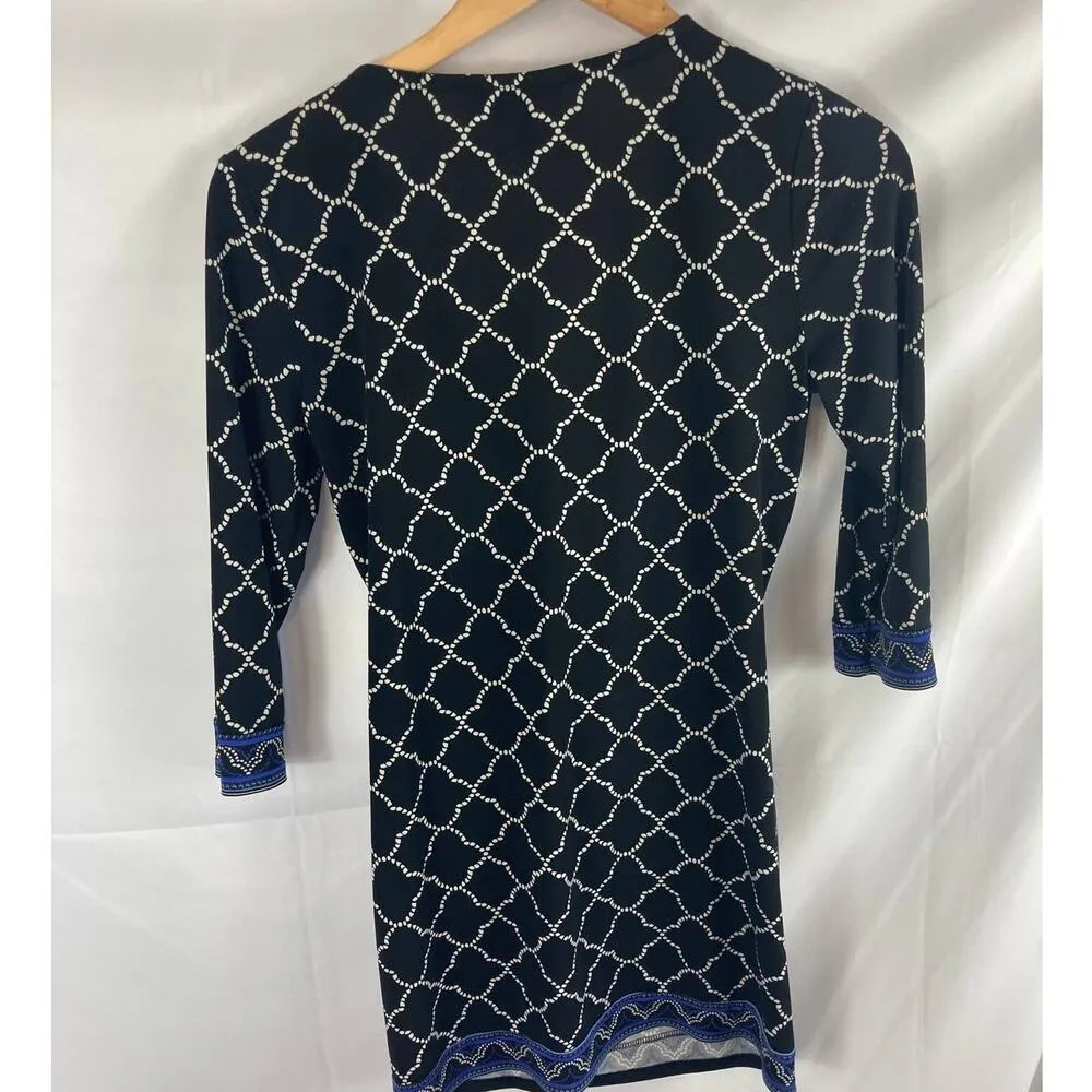 White House Black Market Plaid Faux Wrap tunic XS - Image 5