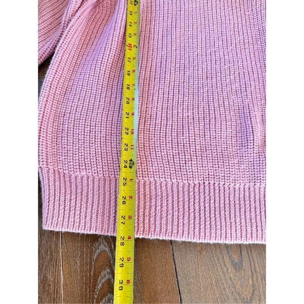 Central Park West Pink Knit Sweater with Flare Sleeves Size XSmall - Image 8