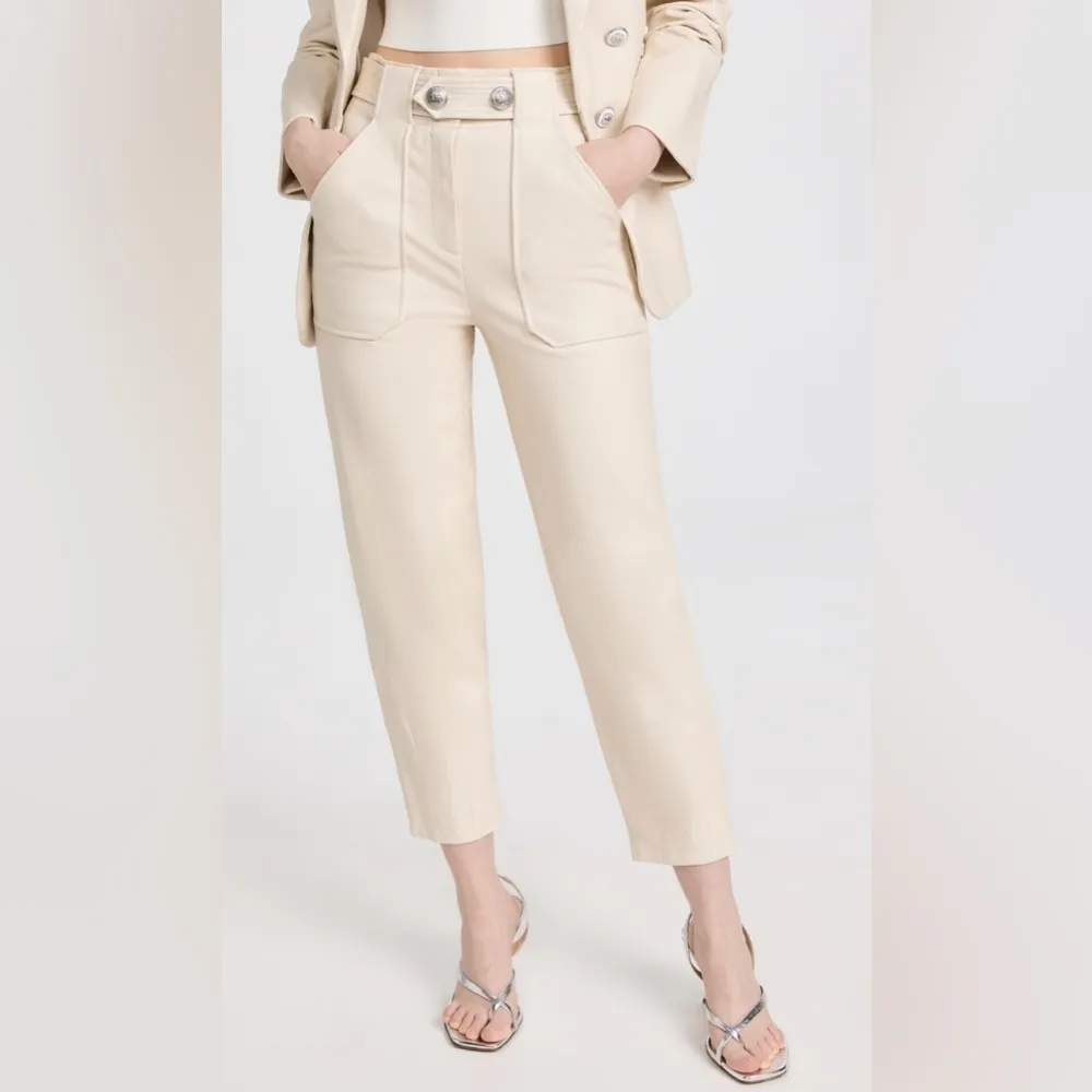 Veronica Beard Leather Suit - Image 8