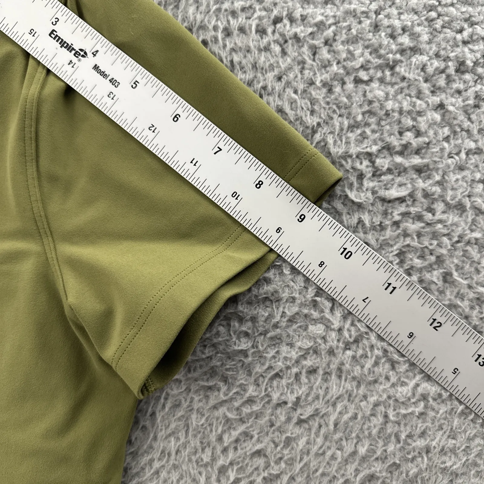 Lululemon  Align T Shirt Short Sleeve Bronze Green Athletic Yoga Women's 6 - Image 5