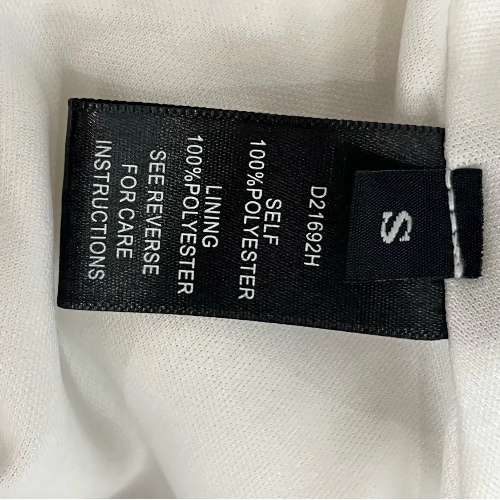 Dainty Hooligan White Dress with Bow Accent - Image 5