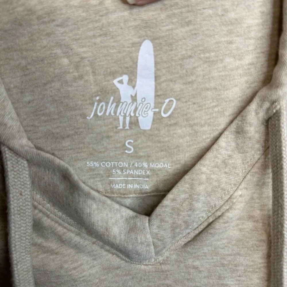 Johnnie O Carrie Pullover Hoodie Oversized Oatmeal Sz S Comfortable Soft Cozy - Image 7