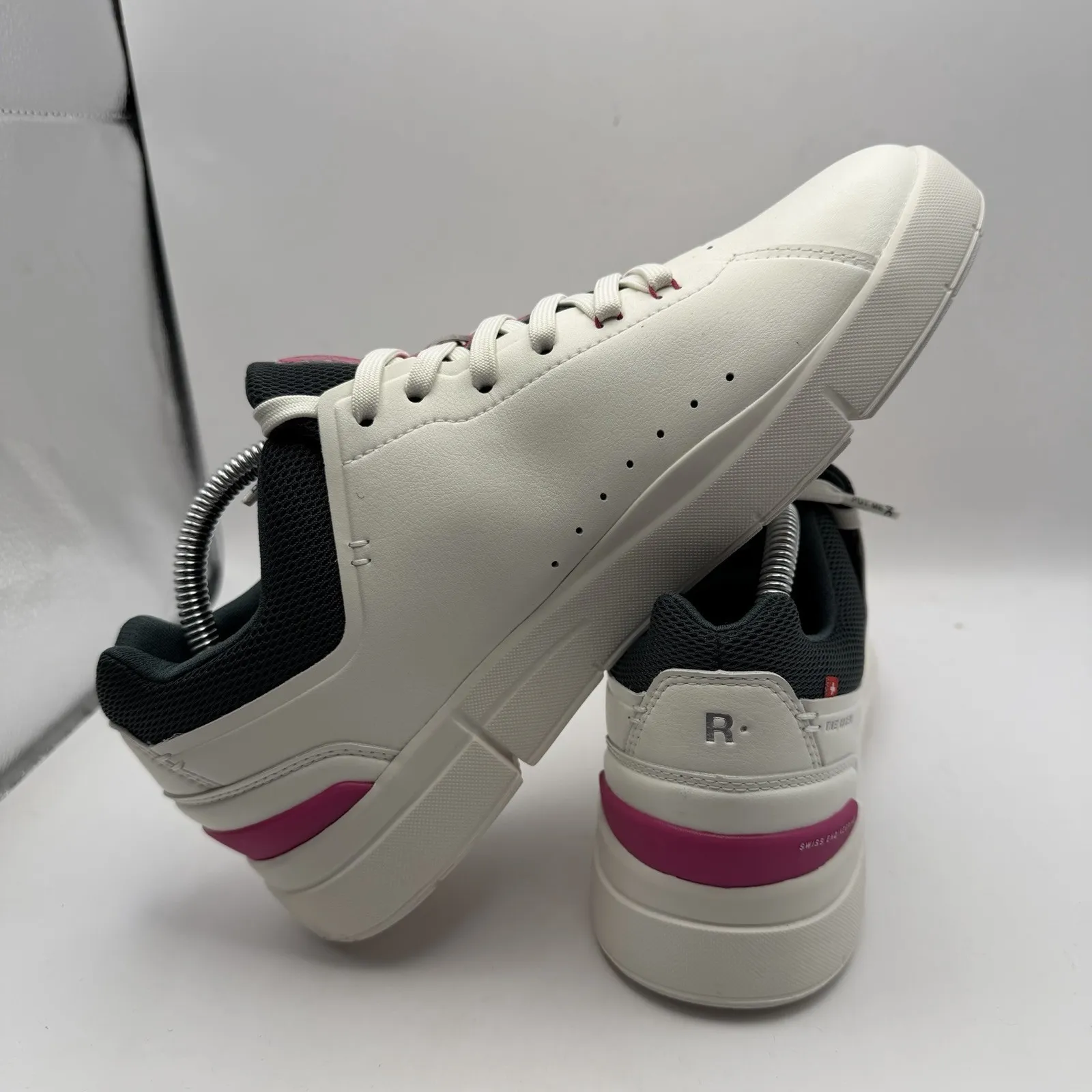 On Cloud The Roger Advantage Ivory Pink Sneaker 3WD10652923 Women's Size 7 New White - Image 6