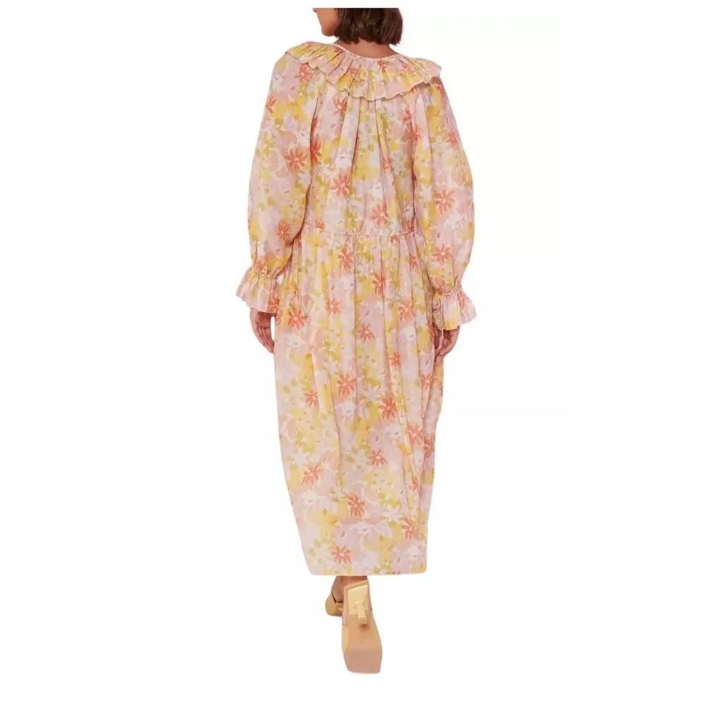 Magali Pascal Elainne Floral Bloom Long Sleeve V - Image 4