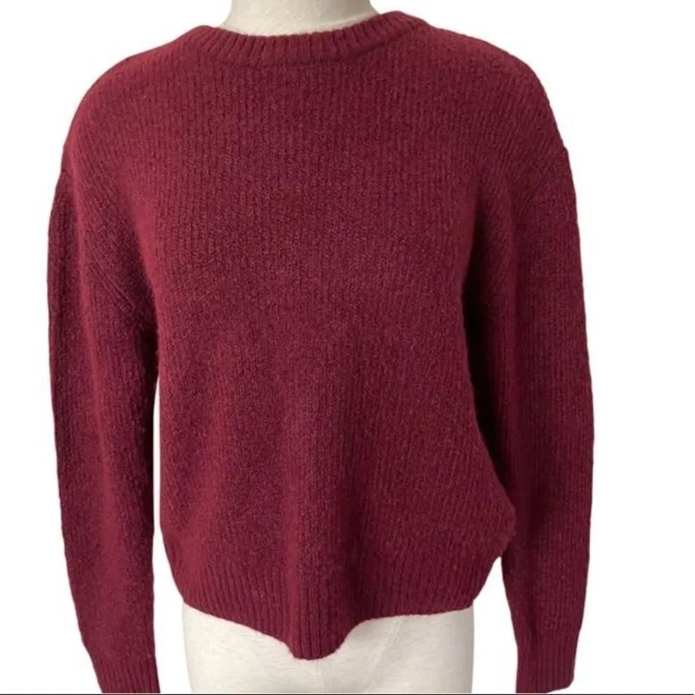 Divided H & M burgundy long sleeved sweater - Image 5