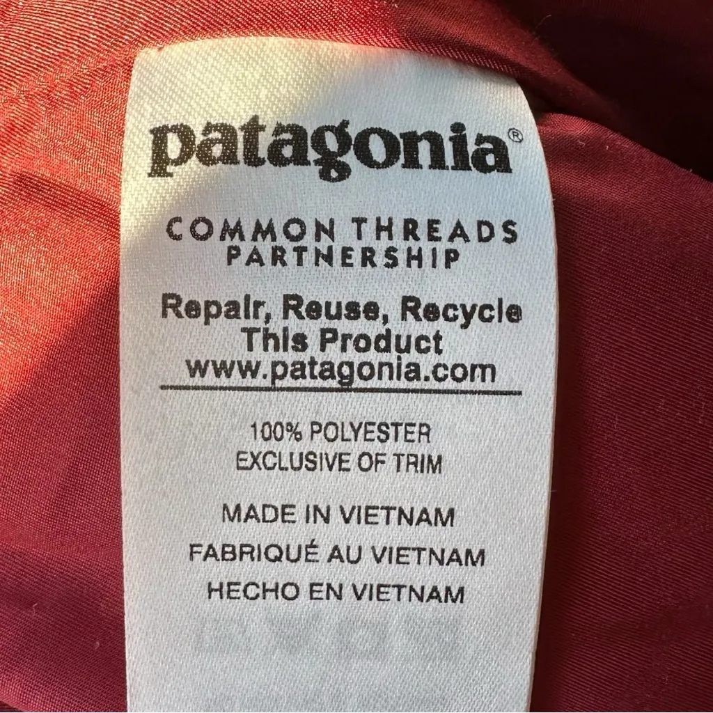 Patagonia Los Gatos Fleece Vest XS Red Women’s Zip-Up Soft & Cozy - Image 5