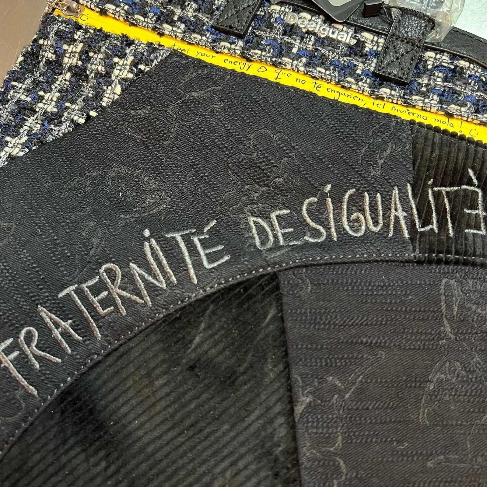 Desigual‎ Liberté Patch Baza Backpack Tote Bag New - Image 6