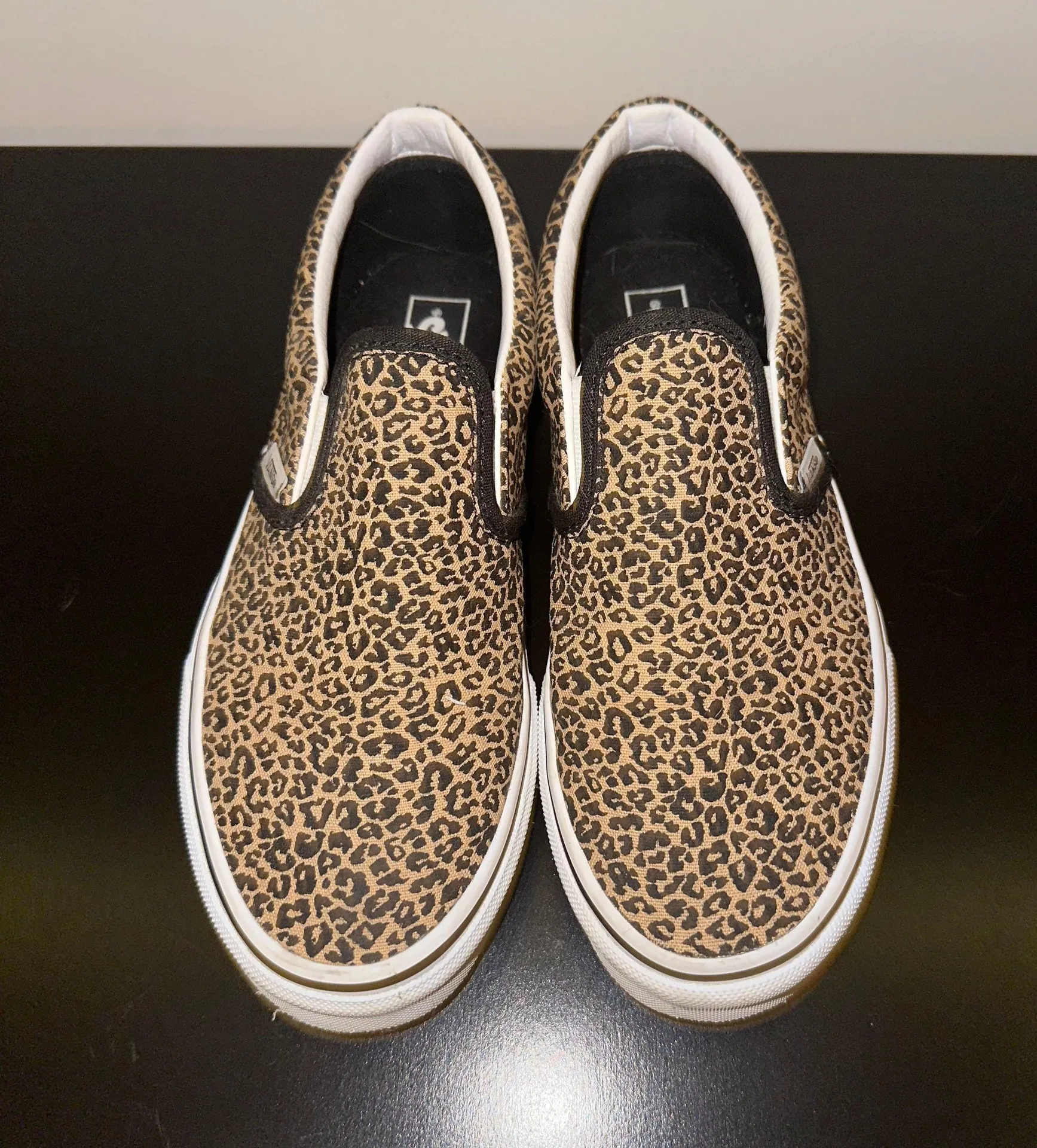 Vans Cheetah Print Slip Ons - Image 2