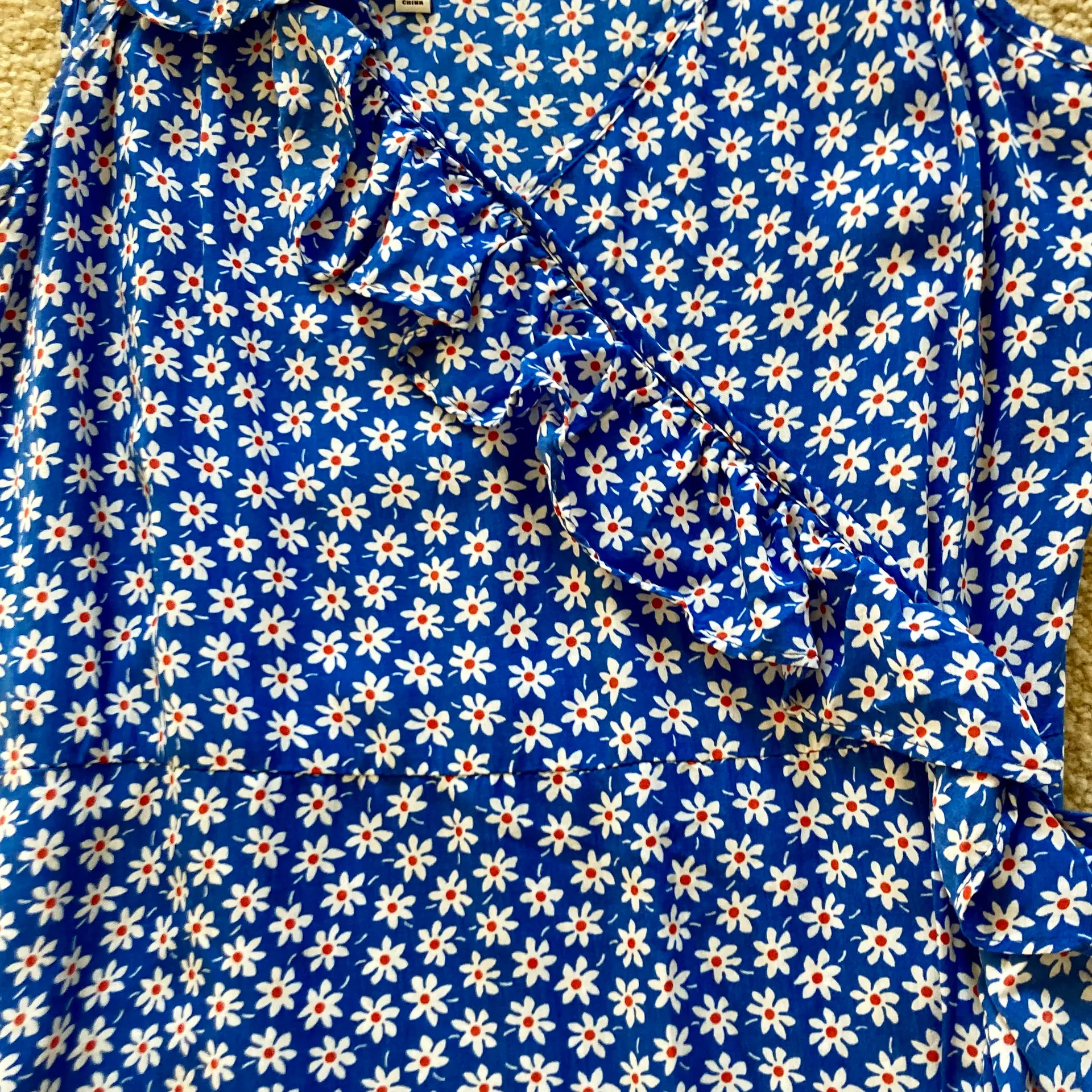 Madewell Ruffled Wrap Maxi Dress size 0 - Image 5