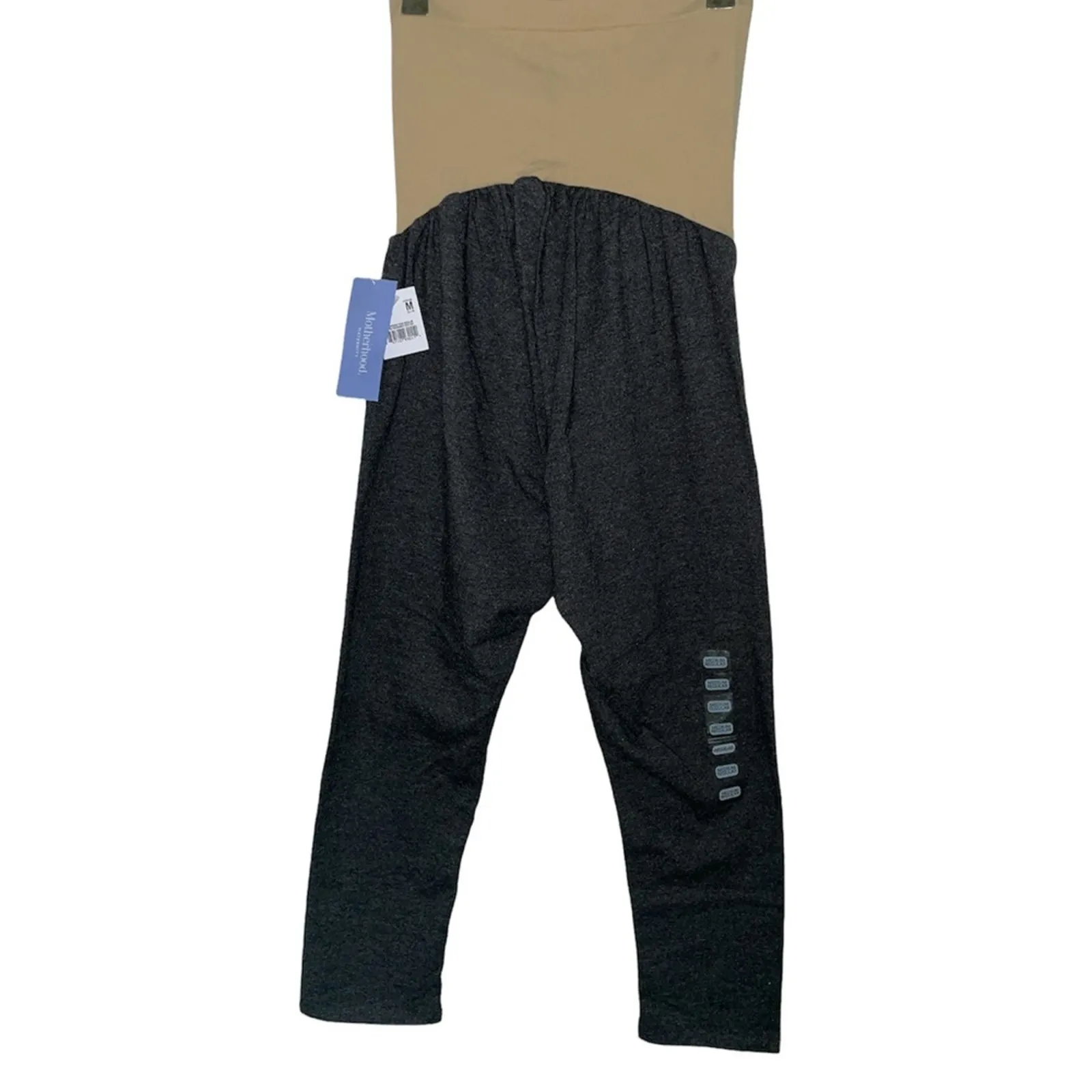 Motherhood Maternity Charcoal Grey Cropped Leggings Size Medium New w Tags - Image 4