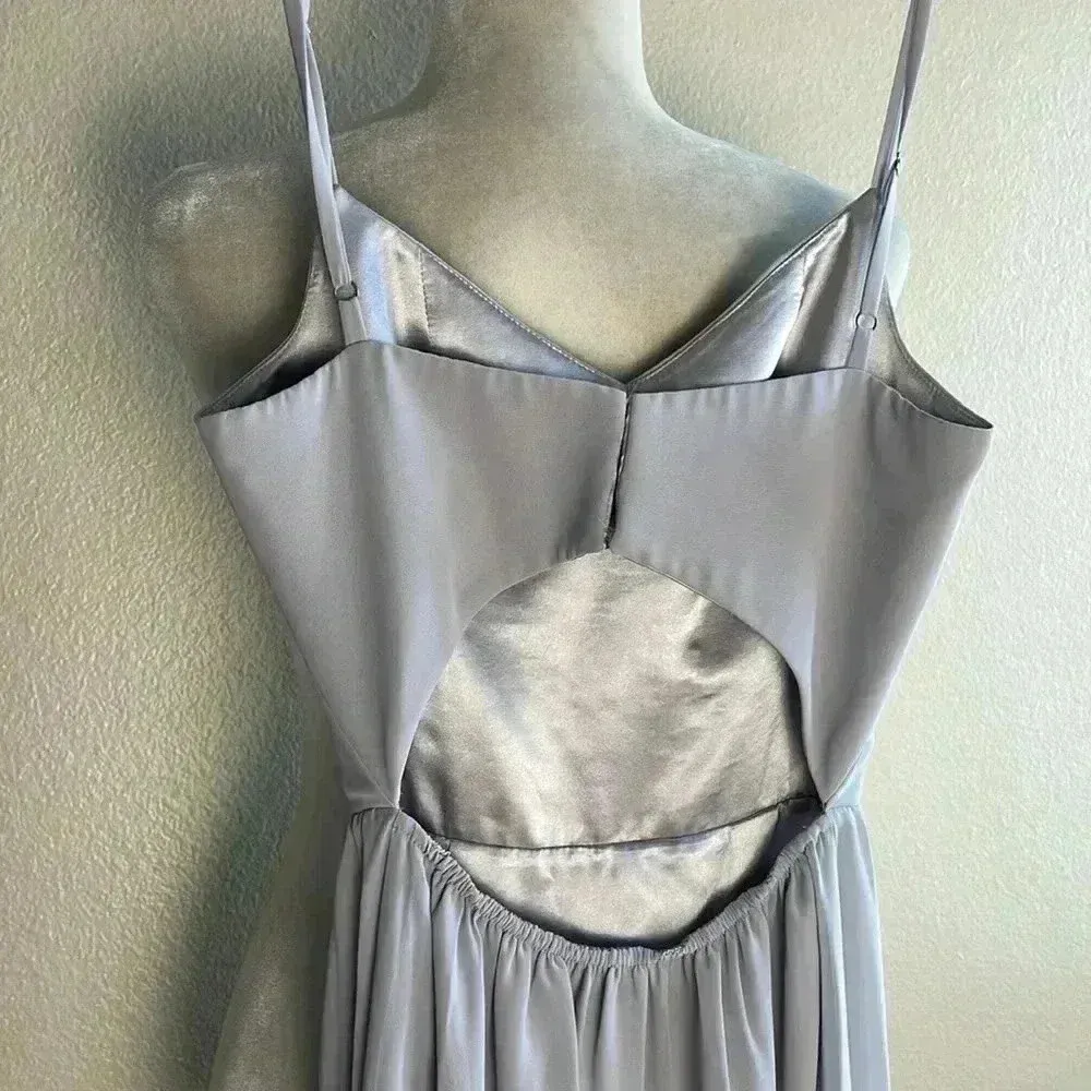 Joanna August‎ Silver Bells Stephanie Formal Dress Gray Size XS - Image 6