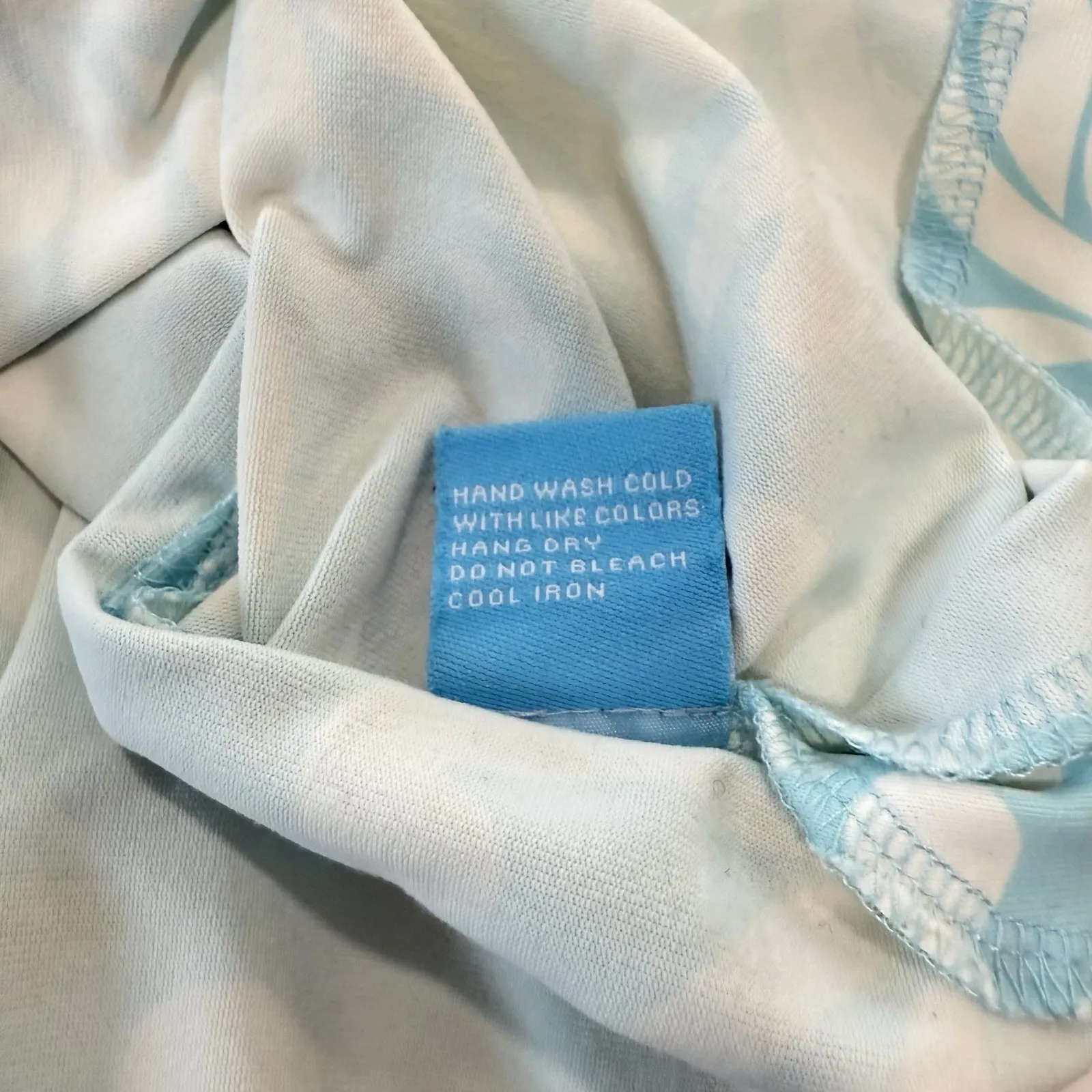 J. McLaughlin Blue Catalina Cloth 3/4 Sleeve Stretch Cadence Dress Size MEDIUM - Image 11