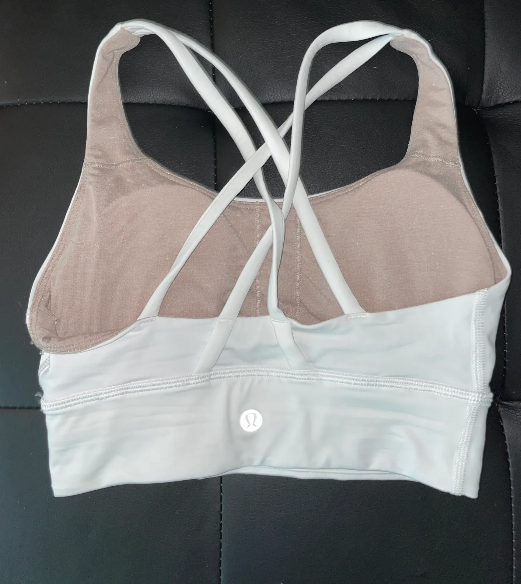 Lululemon White Sports Bra - Image 2