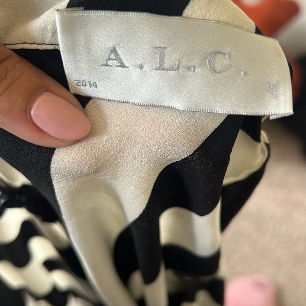 A.L.C Resort Striped Two Silk Piece Outfit - Image 8